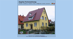 Desktop Screenshot of angelas-fewo.de